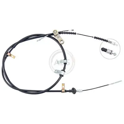 Cable de accionamiento, freno de estacionamiento A.B.S. K17368 Exclusivo